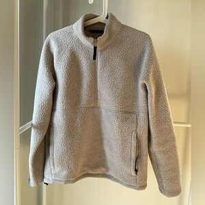Everlane Renew Quarter Zip Sherpa Fleece size S